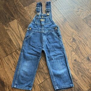 Vintage OshKosh Vestbak Jean Overalls 3T